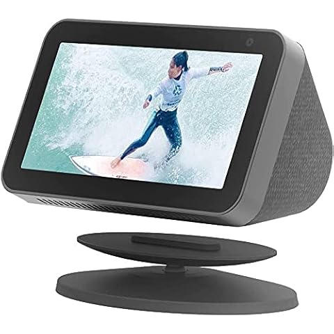 Sintron Smart Display Stand for Show 5 & Show 8 (1st Gen & 2nd Gen) - Adjustable Magnetic Stand Mount with 360 Degree Rotation, Tilt Function and Anti-Slip Base, Compatible with iPhone Models (Black) Cover
