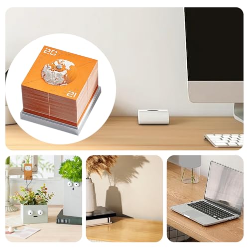 Calendrier 3D 2026 en forme de terre, idée cadeau originale de bureau