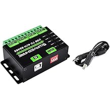 waveshare Industrial USB to 4Ch RS485 Converter Module,Universal Serial Communication,1200460800bps Reliable Speed,Transmission Distance Up to 1.2km,Supports Win7/8/8.1/10/11, Mac, Linux, Android