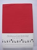 Schnullerbacke Kinder Jersey-Spannbetttuch 60x120 bis 70x140cm, Farbe:rot/red/rouge