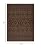Beverly Rug Waikiki Boho Indoor Outdoor Rug 5x7, Washable Outside Carpet for Patio, Deck, Porch, Bohemian Area Rug, Farmhouse Rugs, Aztec Tribal Rug, Nut Brown and Black