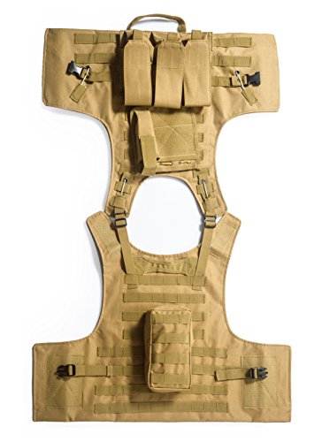 Invenko Tactical Molle Airsoft Vest Paintball Combat Soft Vest Tan #TOP3
