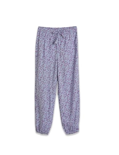 Image of Amazon Brand - Symbol Girls Relaxed Fit Printed Rayon Jogger Pants | Elasticated Waistband | Age 2-14 Years