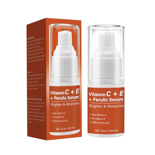 Vitamin-C-Serum-for-Face-15-Vitamin-CEFerulic-Acid-Potent-Anti-Aging-Firms-Lifts-Smooths-Skin-Care-for-Dark-Spots-Wrinkles1-fl-oz Vitamin C Serum for Face, 15% Vitamin C+E+Ferulic Acid, Potent Anti Aging, Firms, Lifts, Smooths, Skin Care for Dark Spots, Wrinkles,1 fl oz - Image 1