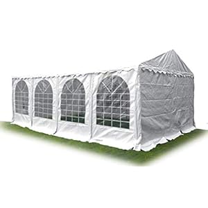 Ambisphere Premium paviljoen met stevig dak, tuinpaviljoen, 550 g/m², pvc-zeil, tuintent, feesttent, biertent, waterdicht en vuurbestendig, in verschillende maten