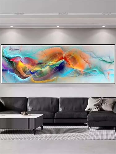 Broderie Diamant Point de Croix Cristal 90x270cm Peinture Murale