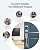 Wi-Fi Front Door Lock Set - HEANTLE Smart Locks for Front Door Built-in WiFi Keyless Entry Deadbolt with Handle Set Fingerprint Smart Electronic Deadbolt, Works with Alexa & Google Assistant Black