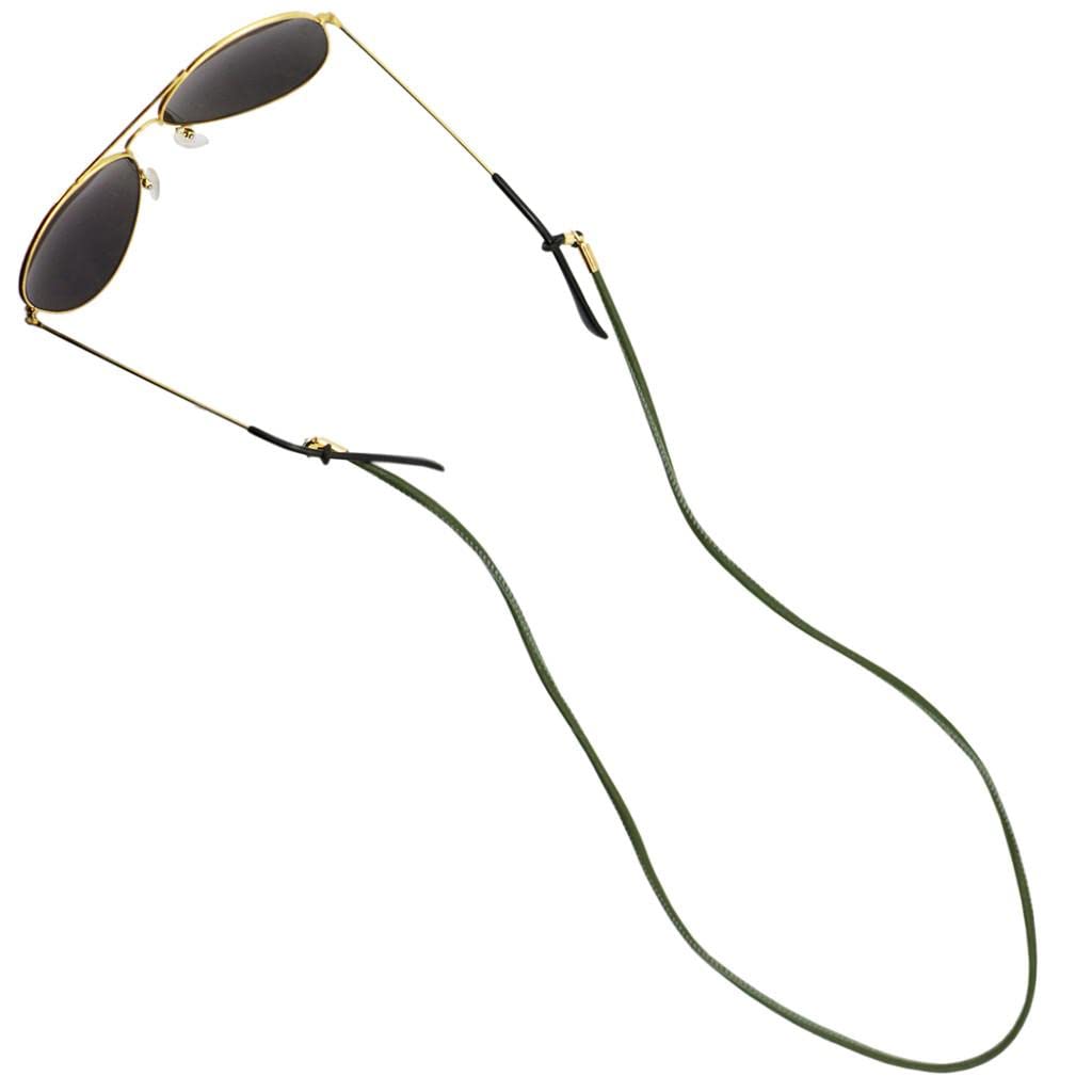 CALANDIS™ Sport Eyeglasses Holder Cord PU Leather Rope Strap Sunglasses Retainer Green | Other Vision Care | Vision Care-image-43