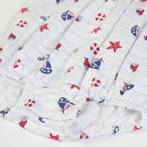Strampler für Neugeborene, Sommer, Mädchen, 1-9 Monate, Body für Mädchen, Baumwolle, bedruckt, Boote