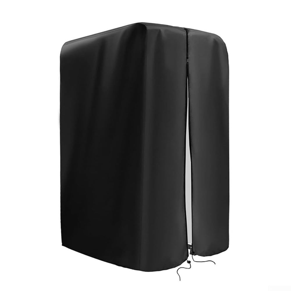 Copertura protettiva per attrezzatura da palestra in tessuto Oxford 420D, impermeabile, antipolvere, per power rack, panca pesi, 106 x 101 x 162 cm, nero (M)