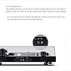 NAMSAR Retro Vinyl Record Player, Portable Bluetooth Vinyle Turntable Encodeur numérique intégré stéréo Haut-Parleur et la Courroie d’entraînement, entrée auxiliaire, RCA, 2 Vitesses 33/45 RPM - Les Beatles, Paul McCartney, John Lennon, RIngo Starr, George Harrison NAMSAR Retro Vinyl Record Player, Portable Bluetooth Vinyle Turntable Encodeur numérique intégré stéréo Haut-Parleur et la Courroie d'entraînement, entrée auxiliaire, RCA, 2 Vitesses 33/45 RPM – Image 3