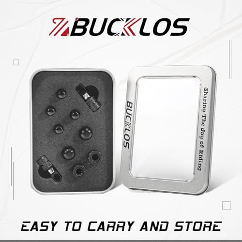 BUCKLOS Bike Tire Valve Stem Cap Set, Presta Valve and Schrader Valve Caps, Valve Cap with Valve Core Removing Function, Presta Valve Adapter, 10Pcs Fit Mountain Bike, Road Bikes - Thumbnail 6