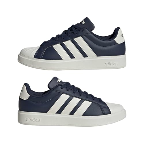 adidas Herren Streettalk Shoes, Collegiate Navy/Off White/Off White, 46 EU – Ansicht 6
