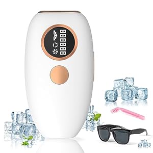 Laser Hair Removal, Permanent Hair Removal Device, Painless at-Home IPL Hair Removal for Women and Men for Face Armpits Legs Arms Bikini Line 1