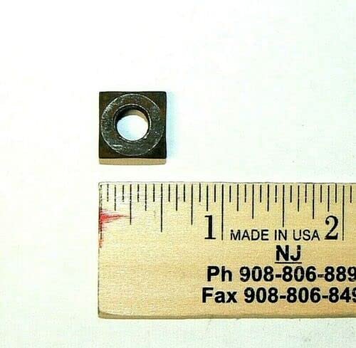 5/16"-18 Square Nuts (Semi-Finished) - Plain Finish - Lot of 50 Pcs. HQ
