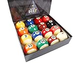 JAPER BEES TV Billiard Ball/Pool Ball Set Regulation Size&Weight Resin Ball with Pink 4 and 12 Balls