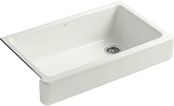 KOHLER K-6488-NY Whitehaven Farmhouse - Delantal para lavabo con delantal corto, color marrón