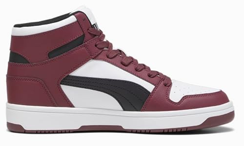 Image of PUMA mens Rebound Layup Sneaker, Puma White-puma Black-jasper, 8.5