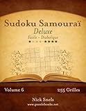 Sudoku Samouraï Deluxe - Facile à Diabolique - Volume 6 - 255 Grilles (French Edition)