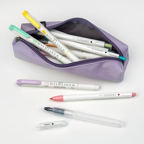 Zebra Pen Water Brush, pincel de nylon flexible para acuarela 0.6mm, paquete de 3 miniatura 3