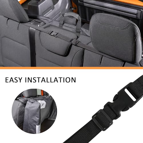 Image of D-Lumina Soft Top Window Storage Bag - Compatible with Jeep Wrangler JL JLU Sports Sahara Freedom Rubicon Unlimited & Gladiator JT 2 /4 Door 2018-2024 2025, Replace OEM 68358392AC