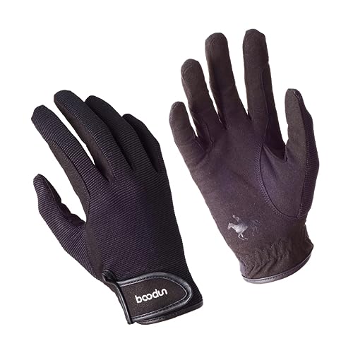 balacoo 1 Pair Equestrian Riding Gloves Touch Screen Breathable Unisex Professional Training Gloves