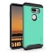 TUDIA Merge LG V35 ThinQ Case with Heavy Duty Extreme Protection/Rugged but Slim Dual Layer Shock Absorption Case for LG V35 ThinQ (Mint)