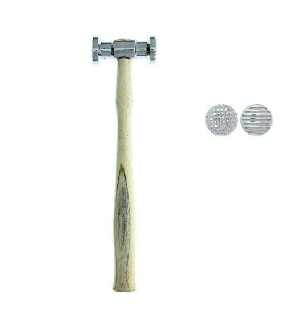 Texturing Hammer Square and Checkered Heads Design Texture Metal Work Tool Set