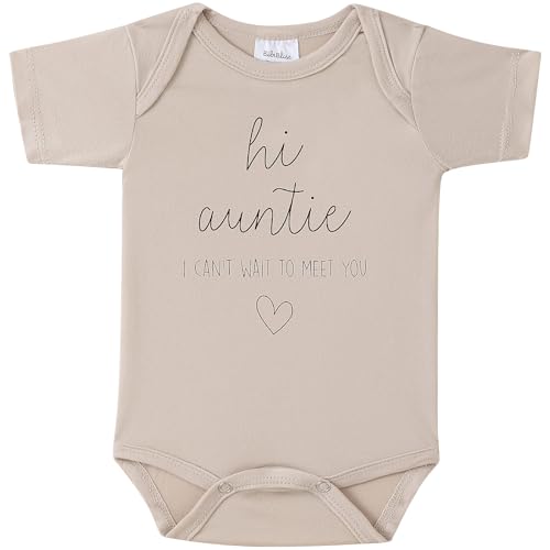 Baby Announcement I Love My Auntie Personalised Baby Grow Hi