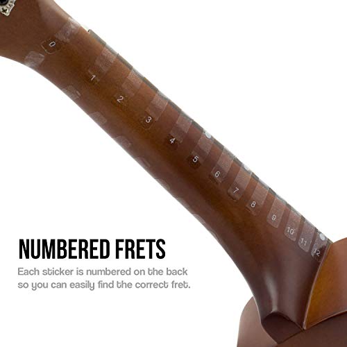 TIGER Ukulele Note Stickervel voor beginners, UKE-STICKER - Image 4