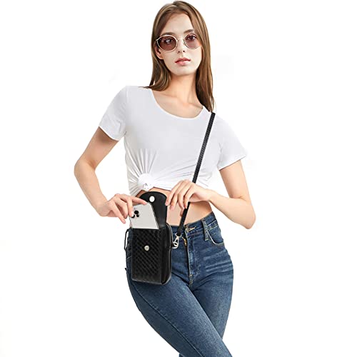 KUKOO Small Crossbody Phone Bags for Women with Card Slots, Cellphone Purse Wallet for Travel Shopping2