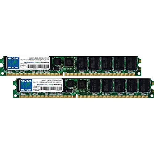 RAM DDR2 667MHz ECC Reg VLP DIMM 4Go Kit haute fiabilité pour workstation
