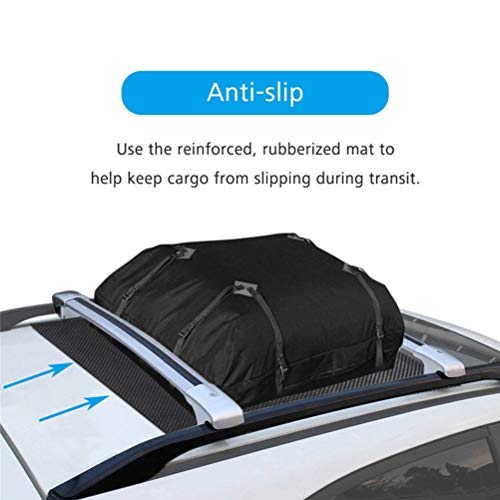 Vosarea Tapete de teto de carro com proteção antiderrapante resistente para bagageiro de carro (pret