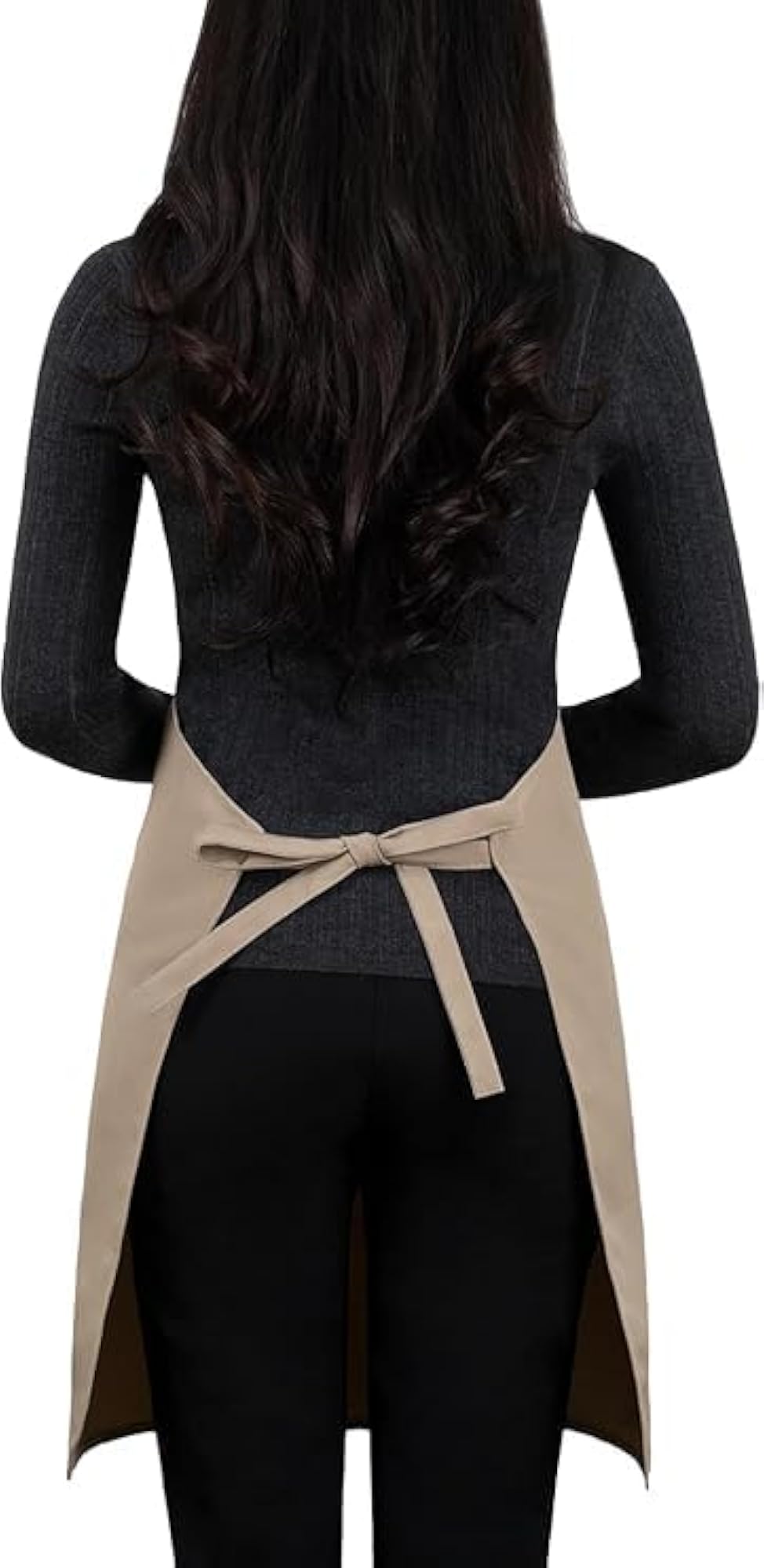 Adjustable Canvas Cotton Apron with Large Pockets, Waterproof