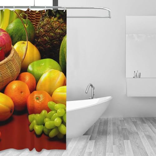 Rideau de douche tissu 152 x 183 cm rigolo décoration douche moderne