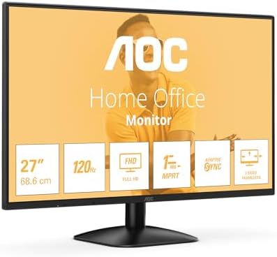 AOC 27B31H - Monitor Full HD da 27 pollici, 120 Hz, sincronizzazi...