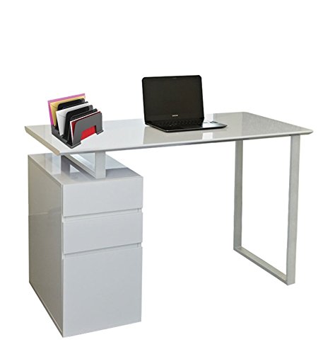 1Intheoffice Plastic Incline Desktop File Sorter, 5 Compartments, Black #TOP6