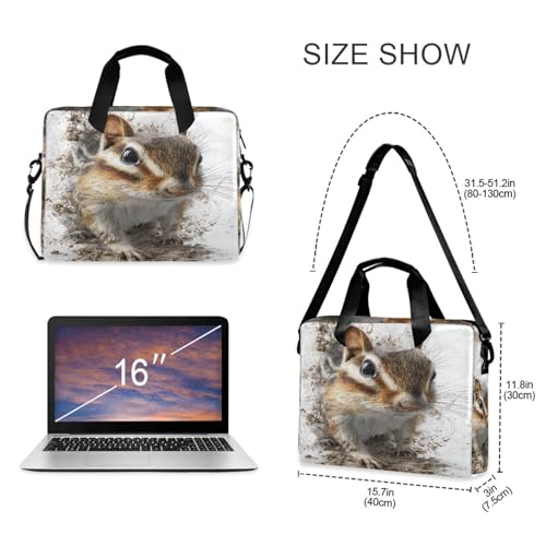 Funda para laptop con correa y asa de 15.6 pulgadas miniatura 4