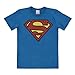 Produktbild Logoshirt® DC Comics I Superman Logo I T-Shirt Print I Damen & Herren I kurzärmlig I blau I Lizenziertes Originaldesign I Größe 3XL