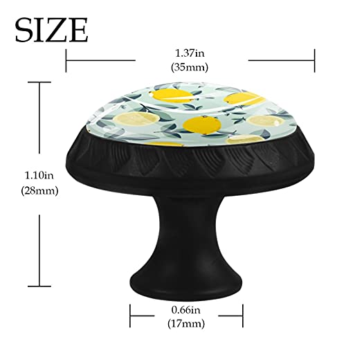 Boutons de tiroir citron 35mm pour commode enfant et chambre rustique