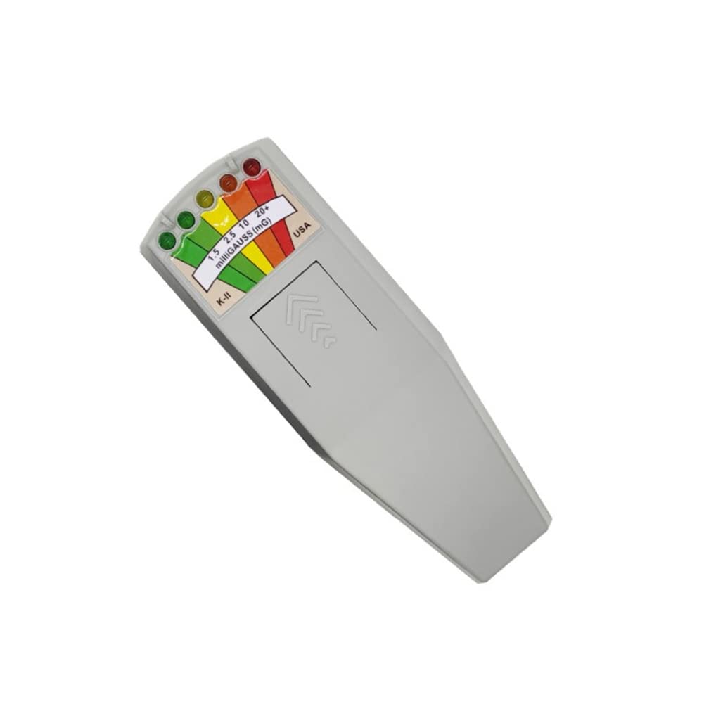 K2 Medidor de Radiación de Campo Electromagnético Digital Portátil 5 LED Gauss EMF para la Seguridad Personal de la Caza de Fantasmas