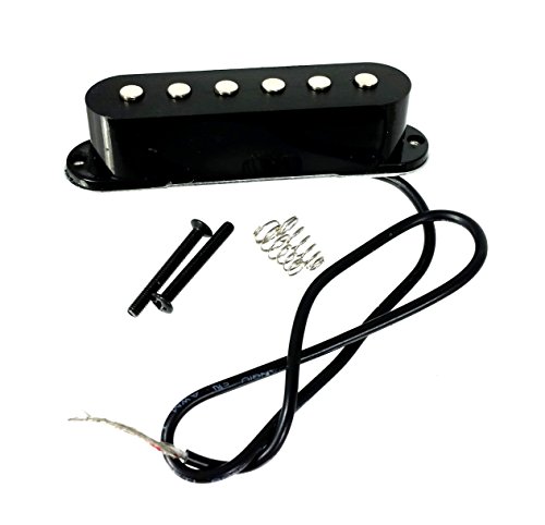 Black Single-Coil Electric Guitar Pickup