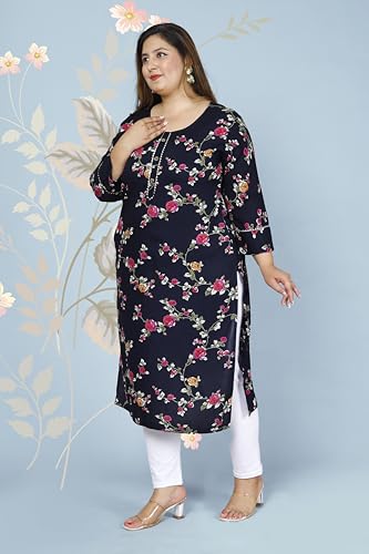Image of Women's Plus Size Kurti Kurta (MEHKPLUS7 34)