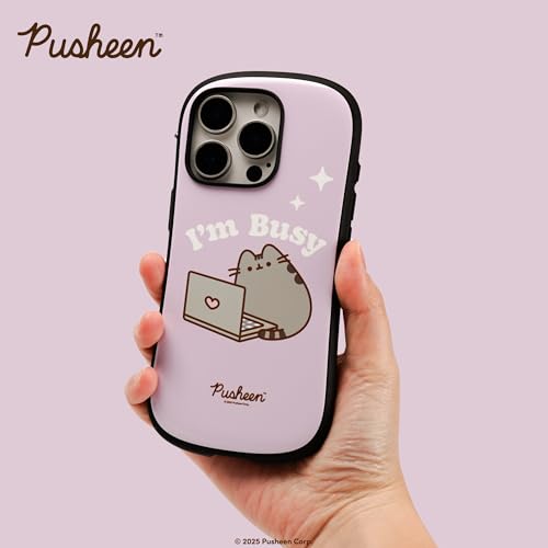 Coque antichoc double couche iPhone 16 Pro iFace Pusheen MagSafe rigide