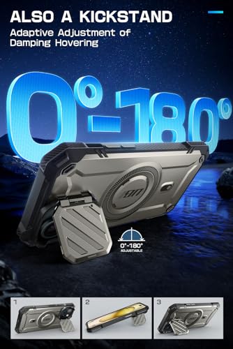 image for SUPCASE for iPhone 16e/15 Case with Stand (Unicorn Beetle Mag XT), [Co