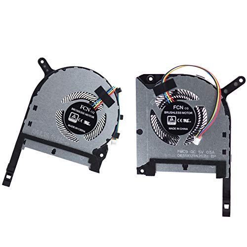 Image of Deal4GO CPU & Graphics GPU Cooling Fan Replacement for ASUS FX506 FX505 FX566 FX706 FA506 FA706 FX705 FX506LH-AS51 FX505DT-AH51 FX566LH-HN257T