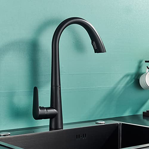 Robinet de cuisine rabattable inox pour évier devant fenêtre basculante