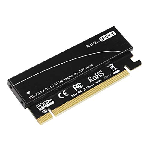 gazechimp Adaptador NVME M.2 Para PCIe Placa De Expansão PCI Express X16 Para M2 Com Dissipador De C