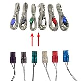 Set of 6 Replacement Speaker Wires/Cord Cables Kits for Sony HT-CT150 HCD-HDX265 HBD-E370 HT-SS370 STR-KS370 HT-SF470 HT-CT550W HCD-HDX501W HCD-HX35R HCD-HX50BTR HCD-HX70BTR Surround Sound System