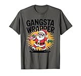 Photo Gallery gangsta wrapper divertente babbo natale vacanze maglietta Photo Gallery gangsta wrapper divertente babbo natale vacanze maglietta